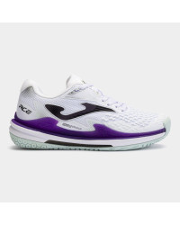 Ace Lady 24 Pista Dura Blanco Morado Lateral