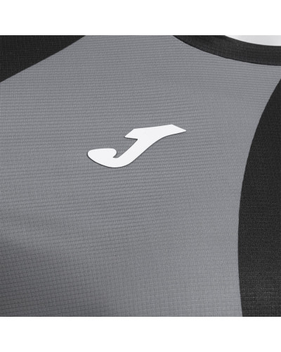 Camiseta Manga Corta Hombre Torneo Negro Antracita