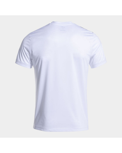 Camiseta Manga Corta Hombre Court Blanco Negro
