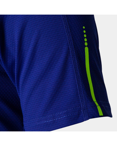 Camiseta Manga Corta Hombre Smash Azul