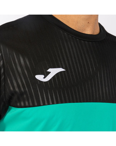 Camiseta Manga Corta Hombre Montreal Verde Negro