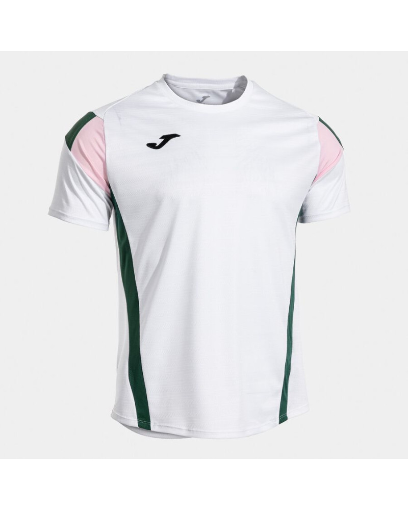Camiseta Manga Corta Hombre Montreal Blanco Verde