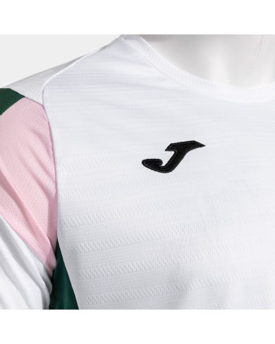 Camiseta Manga Corta Hombre Montreal Blanco Verde