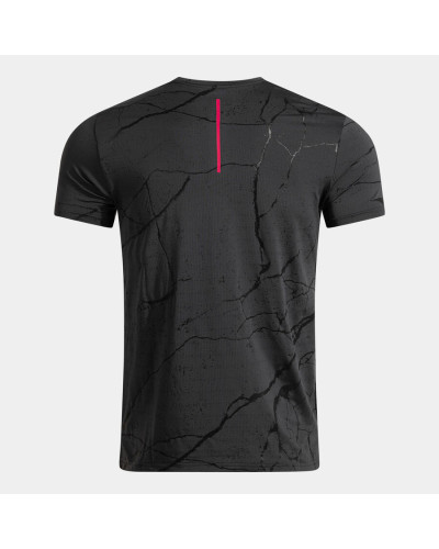 Camiseta Manga Corta Hombre R-Night Antracita Negro