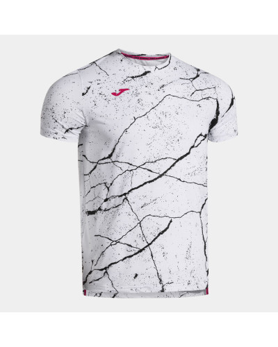 Camiseta Manga Corta Hombre R-Night Blanco Negro