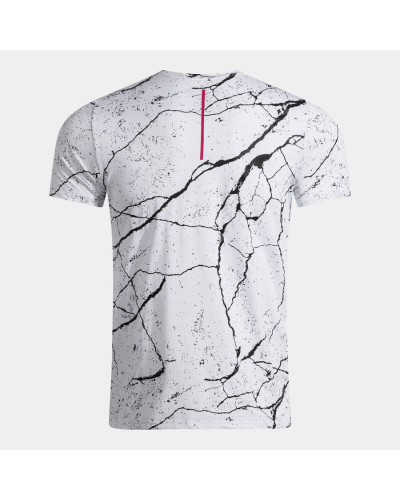 Camiseta Manga Corta Hombre R-Night Blanco Negro