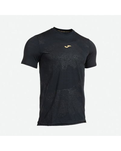 Camiseta Manga Corta Hombre R-Night Negro