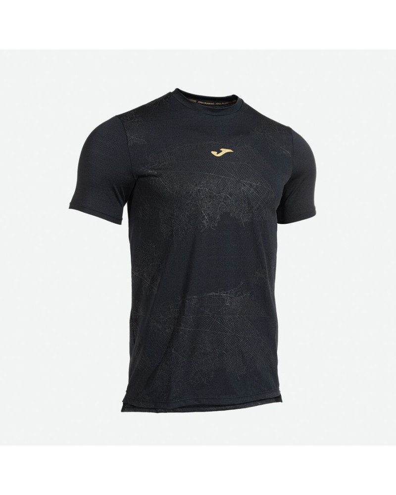 Camiseta Manga Corta Hombre R-Night Negro