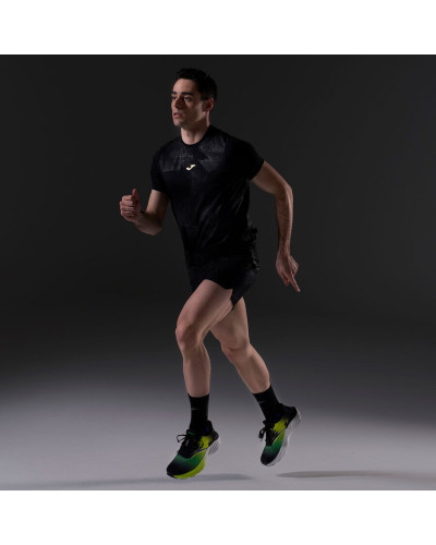 Camiseta Manga Corta Hombre R-Night Negro