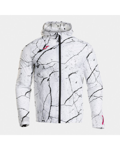 Chubasquero Hombre R-Night Blanco Negro