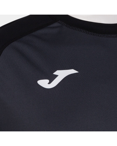 Camiseta Manga Corta Hombre Teamwork Antracita Negro