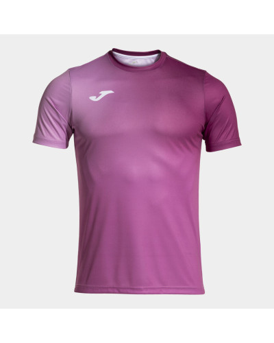 Camiseta Manga Corta Hombre Pro Team Rosa Fucsia