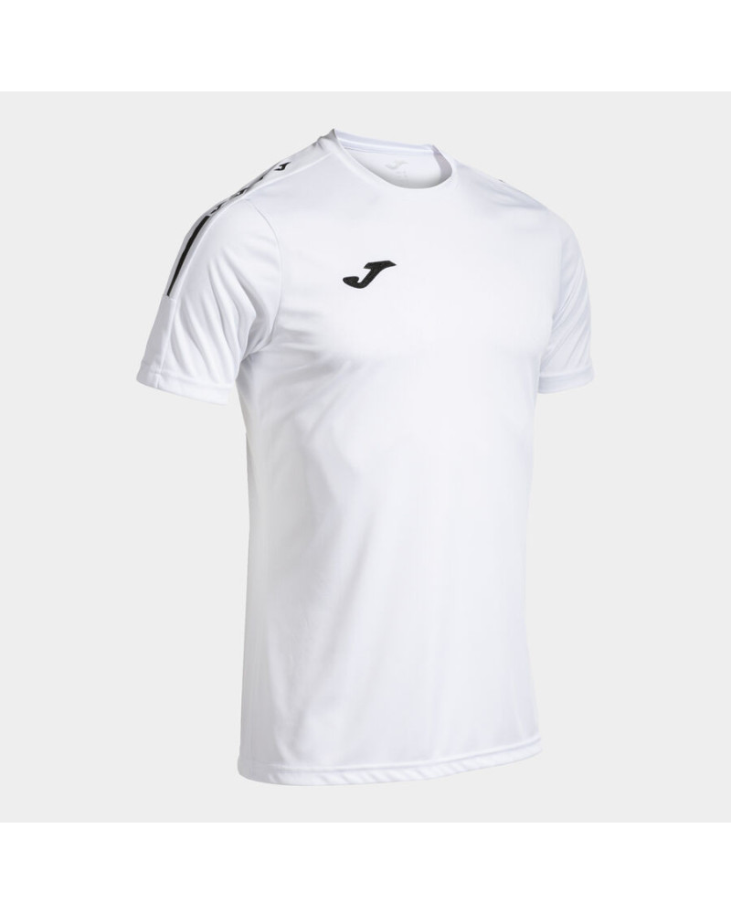 Camiseta Manga Corta Hombre Olimpiada Blanco