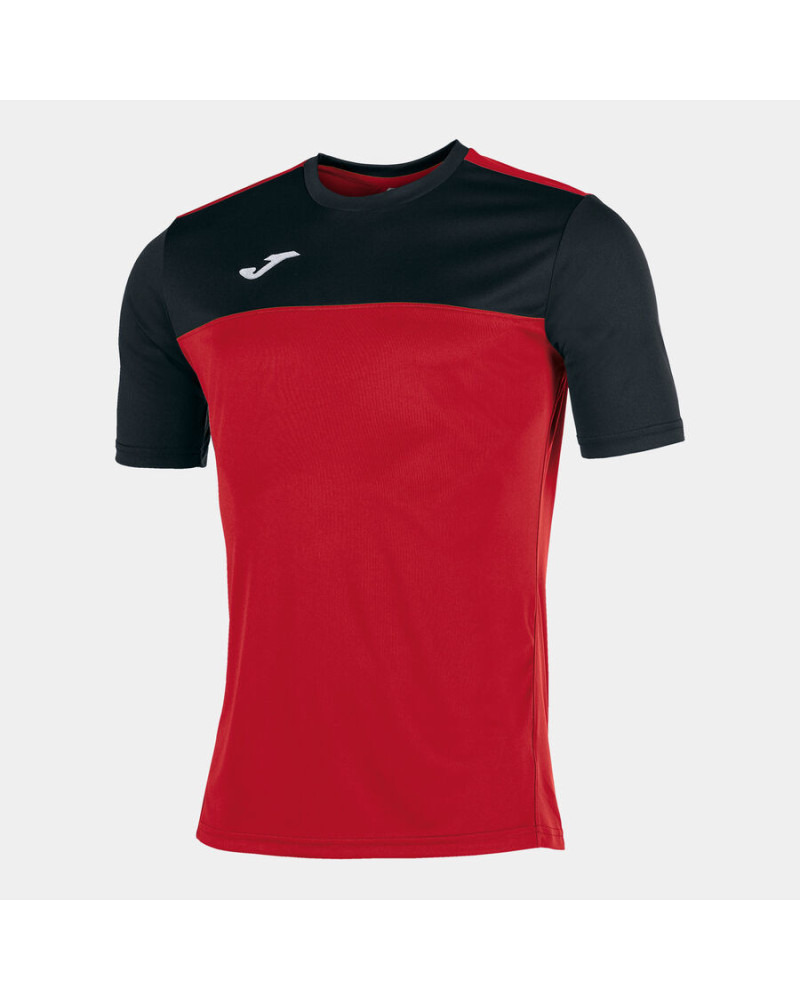 Camiseta Manga Corta Hombre Winner Rojo Negro