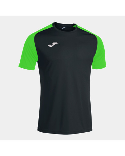 Camiseta Manga Corta Hombre Academy Iv Negro Verde Fl£or
