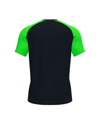 Camiseta Manga Corta Hombre Academy Iv Negro Verde Fl£or