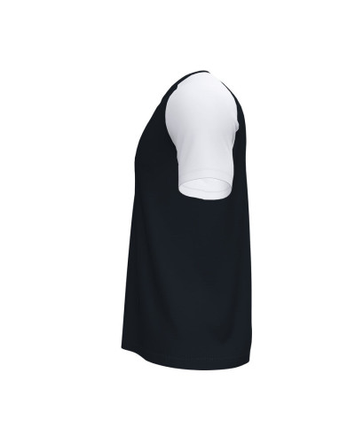 Camiseta Manga Corta Hombre Academy Iv Negro Blanco