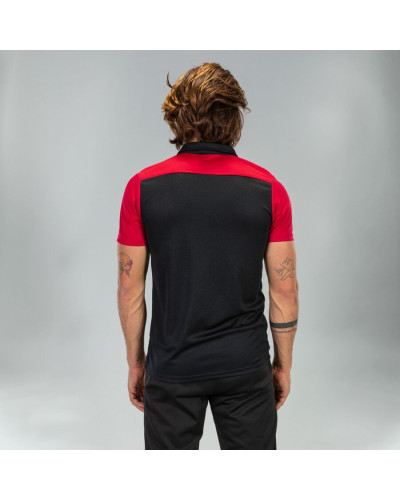 Polo Manga Corta Hombre Hobby Ii Negro Rojo