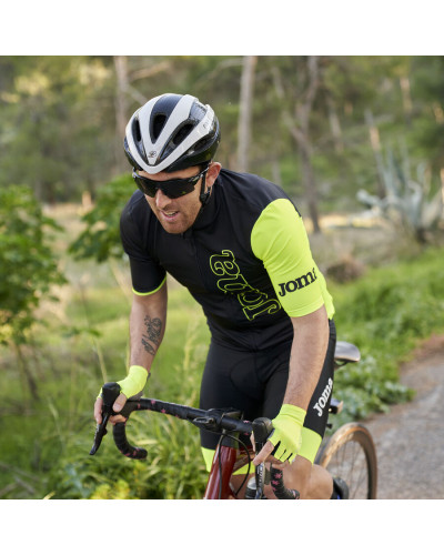 Maillot Unisex Crono Negro Amarillo Fl£or