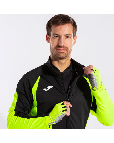 Chaqueta Unisex Crono Negro Amarillo Fl£or