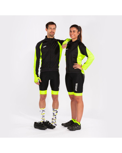 Chaqueta Unisex Crono Negro Amarillo Fl£or