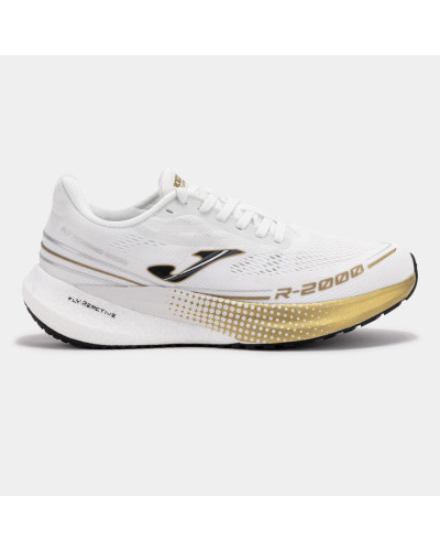 Running R.2000 25 Unisex Blanco Oro Lateral