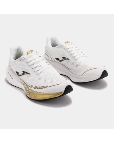 Running R.2000 25 Unisex Blanco Oro Lateral