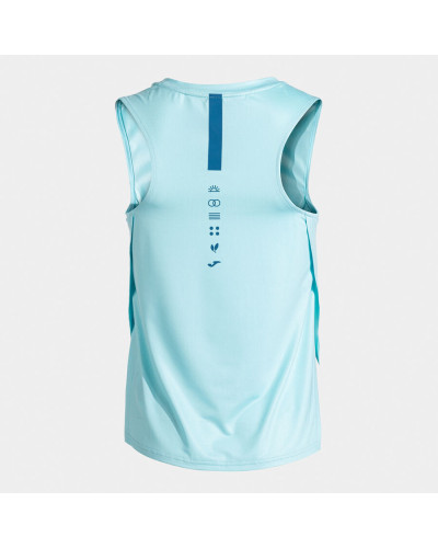 Camiseta Sin Mangas Mujer Breath Azul