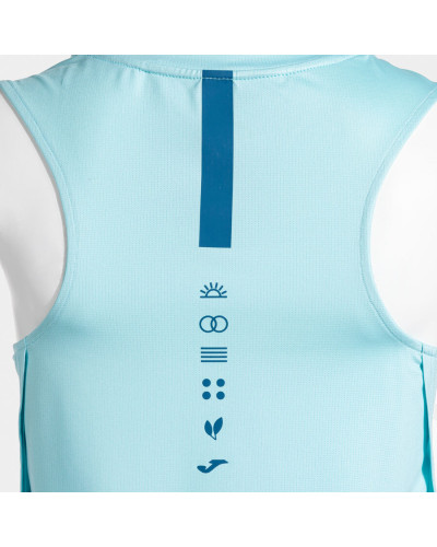 Camiseta Sin Mangas Mujer Breath Azul