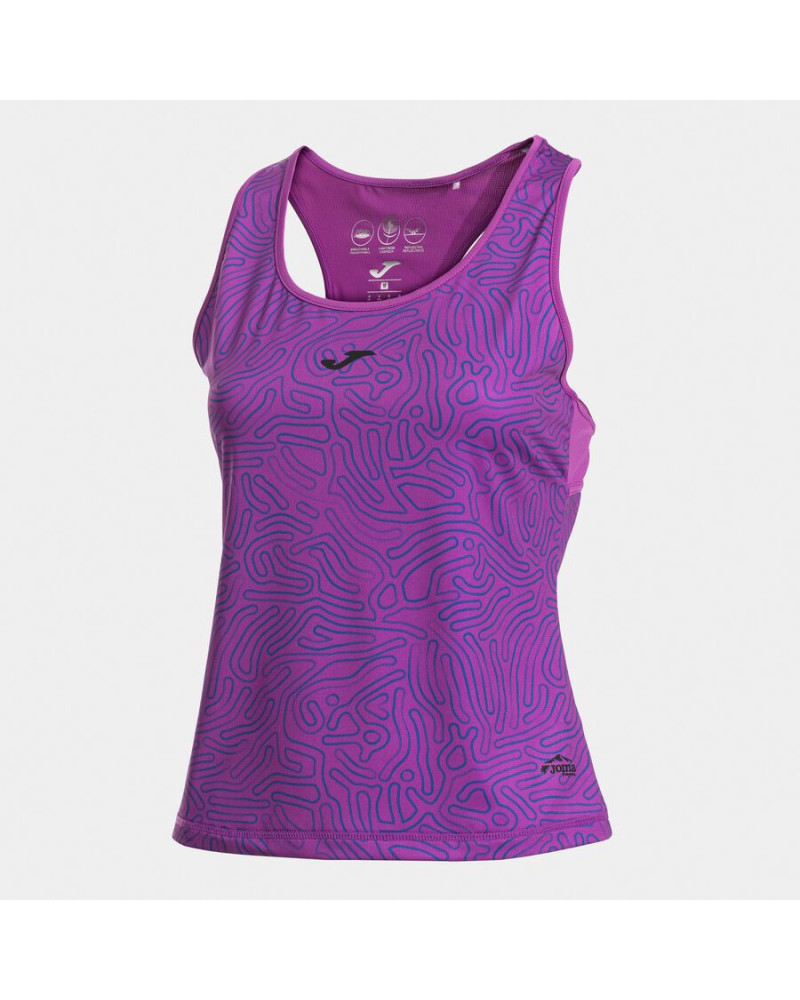 Camiseta Tirantes Mujer R-Nature Violeta