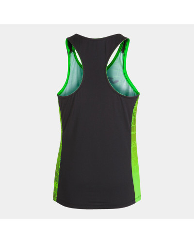 Camiseta Tirantes Mujer Elite Viii Verde Fl£or Negro