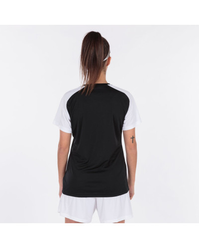 Camiseta Manga Corta Mujer Academy Iv Negro Blanco