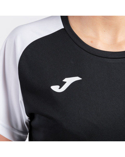 Camiseta Manga Corta Mujer Academy Iv Negro Blanco