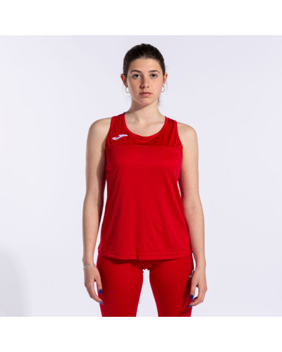 Camiseta Tirantes Mujer Montreal Rojo