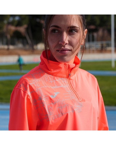 Sudadera Mujer Elite Viii Coral Fl£or