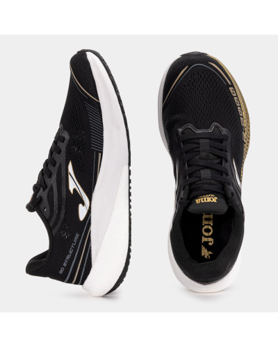 Running R.2000 25 Unisex Negro Oro Lateral