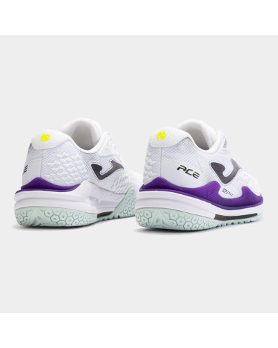 Ace Lady 24 Pista Dura Blanco Morado Lateral
