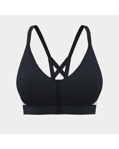 Sujetador Deportivo Mujer Daphne Negro Blanco