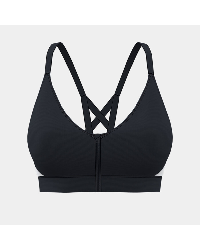 Sujetador Deportivo Mujer Daphne Negro Blanco