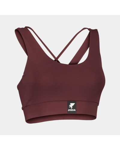 Sujetador Deportivo Mujer Daphne Burdeos