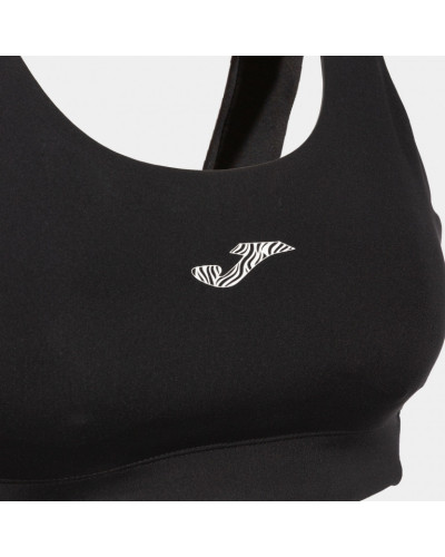 Daphne Ii Sport Bra Black Coral