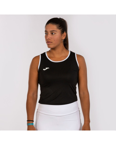 Camiseta Tirantes Mujer Break Negro Blanco