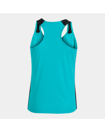 Camiseta Tirantes Mujer Record Ii Turquesa Negro