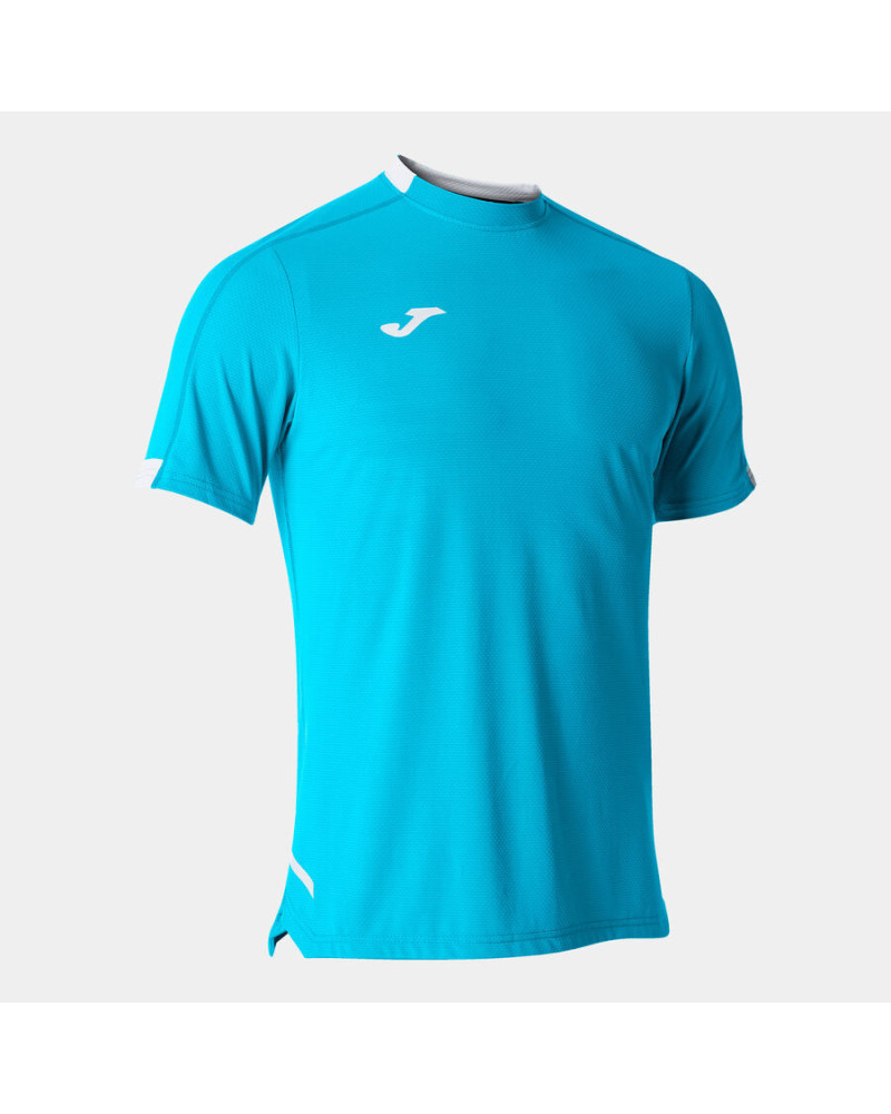 Camiseta Joma Manga Corta Smash Turquesa Fluor