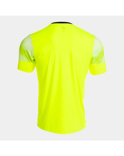 CAMISETA MANGA CORTA HOMBRE ELITE XI AMARILLO FLÚOR NEGRO
