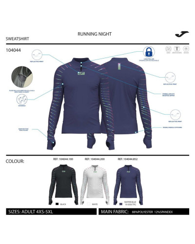 SUDADERA HOMBRE R-NIGHT AZUL