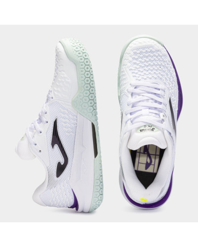 Ace Lady 24 Pista Dura Blanco Morado Lateral