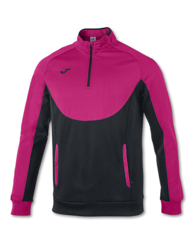 SUDADERA HOMBRE ESSENTIAL FUCSIA NEGRO