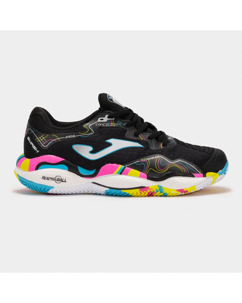 Smash 25 Clay Unisex Negro Multicolor Lateral