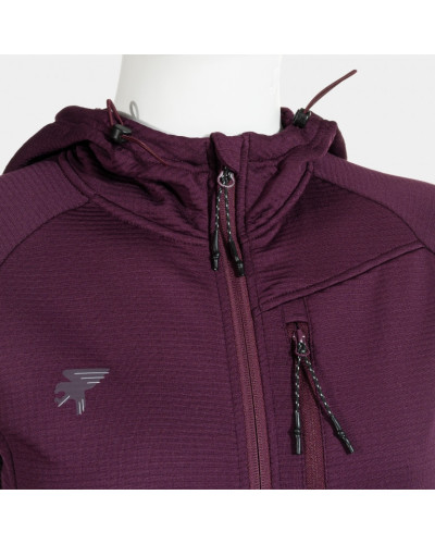 CHAQUETA CON CAPUCHA EXPLORER BURDEOS